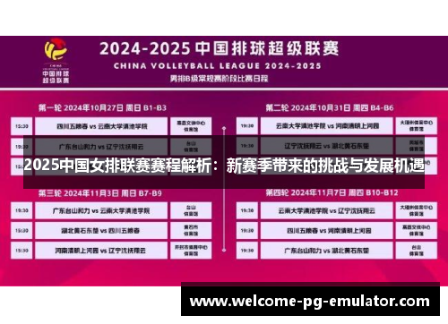 2025中国女排联赛赛程解析:新赛季带来的挑战与发展机遇 2025中国女排联赛赛程解析:新赛季带来的挑战与发展机遇