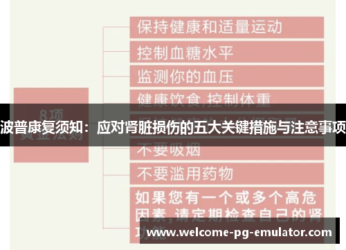 波普康复须知：应对肾脏损伤的五大关键措施与注意事项