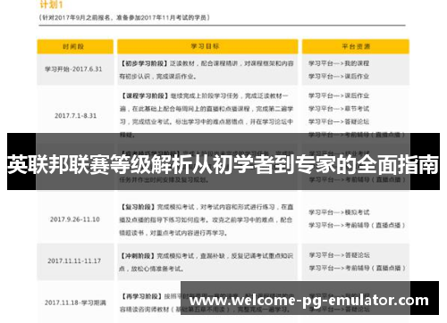 英联邦联赛等级解析从初学者到专家的全面指南