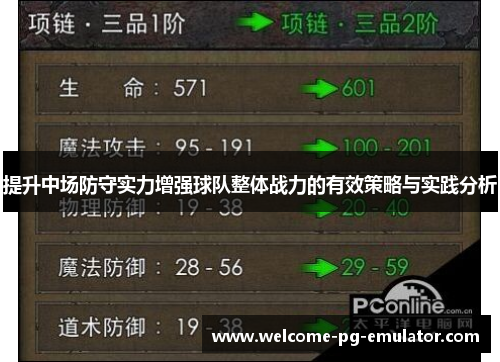 提升中场防守实力增强球队整体战力的有效策略与实践分析 提升中场防守实力增强球队整体战力的有效策略与实践分析